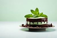 Chocolate dessert plant herbs. AI generated Image by rawpixel.