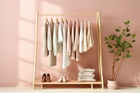 Furniture wardrobe closet rack. AI generated Image by rawpixel.