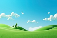 Green sky backgrounds landscape. 