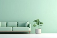 Green room architecture furniture. AI generated Image by rawpixel.