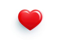 Heart red white background circle. AI generated Image by rawpixel.