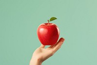 Apple holding fruit plant. AI generated Image by rawpixel.