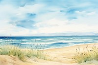 Beach coast landscape outdoors