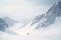 Mountain skiing snow outdoors. AI generated Image by rawpixel.