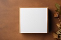 Brown simplicity rectangle document. 