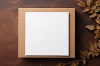 Brown simplicity rectangle document. 