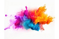 Abstract white background creativity splattered. AI generated Image by rawpixel.