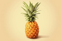 Pineapple fruit plant food. 