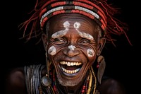 Tribe laughing adult smile. AI generated Image by rawpixel.