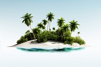 Island landscape outdoors tropical. AI generated Image by rawpixel.