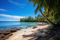 Summer beach landscape outdoors. 