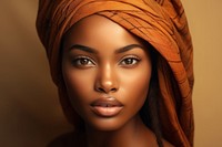 Skin portrait turban adult. 