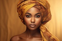 Skin portrait turban adult. AI generated Image by rawpixel.
