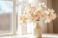 Flower windowsill blossom plant. 