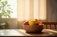 Fruit furniture window basket. 