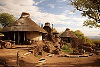 Village architecture building outdoors. 