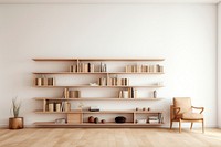 Furniture bookshelf bookcase library. 