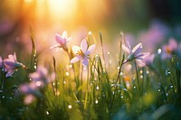 Flower wildflower sunlight outdoors. AI generated Image by rawpixel.
