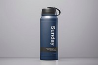 Stainless steel water bottle mockup psd