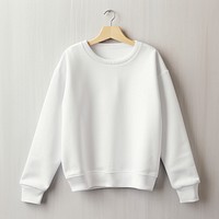 Sweatshirt blouse white coathanger design