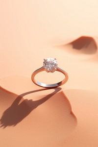 Diamond ring gemstone jewelry. 