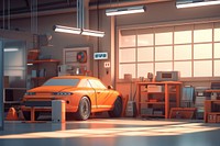 Car architecture vehicle factory. AI generated Image by rawpixel.