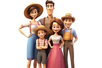 Cheerful cartoon father family. AI generated Image by rawpixel.