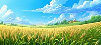 Summer field backgrounds landscape. 