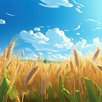 Summer field agriculture backgrounds. 