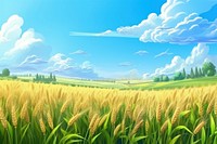 Field backgrounds landscape panoramic. 