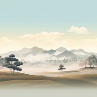 Landscape outdoors scenery nature. 