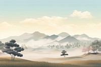 Landscape fog backgrounds outdoors. AI generated Image by rawpixel.