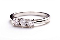 Diamond ring platinum gemstone. AI generated Image by rawpixel.