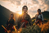 Tradition adult women agriculture. AI generated Image by rawpixel.