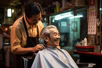 Barbershop adult man barber shop. AI generated Image by rawpixel.