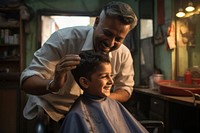 Barbershop adult togetherness barber shop. AI generated Image by rawpixel.