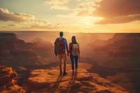 Sky outdoors backpack nature. 