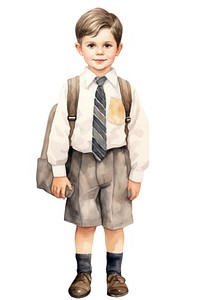 Necktie costume shorts child. AI generated Image by rawpixel.