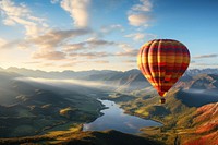 Balloon landscape aircraft outdoors. 