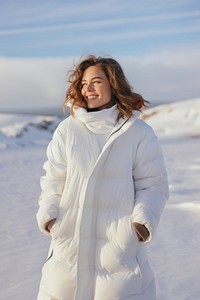 Outdoors jacket portrait looking. 