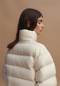 Jacket adult white woman. 