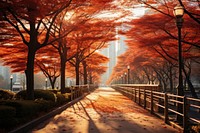 Autumn city nature plant. AI generated Image by rawpixel.