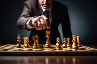 Chess competition chessboard strategy. AI generated Image by rawpixel.