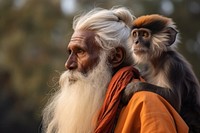 Wildlife mammal animal langur. 