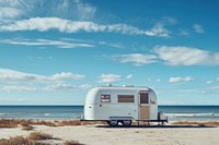 Sky outdoors vehicle caravan. AI generated Image by rawpixel.