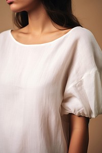 Dress sleeve blouse female. AI generated Image by rawpixel.