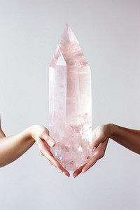 Crystal quartz mineral medication. AI generated Image by rawpixel.
