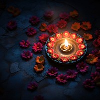 Diwali light spirituality illuminated. 