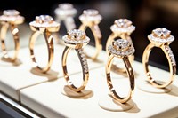 Diamond jewelry ring gold. AI generated Image by rawpixel.