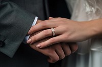 Finger ring hand jewelry. 